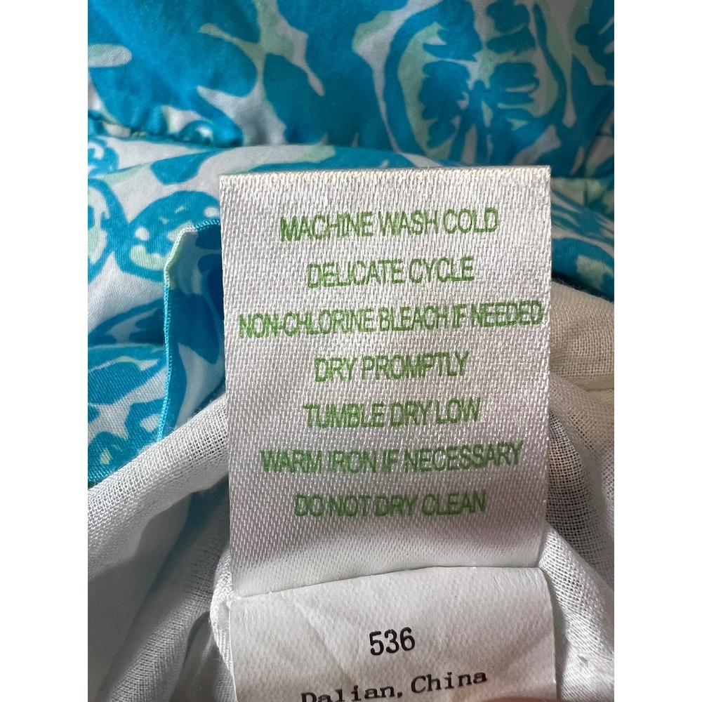 Lilly Pulitzer Blue Tube Strapless Mini Dress Sz M - Picture 5 of 14
